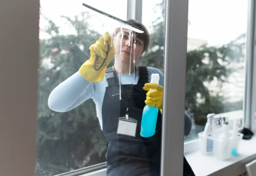 Nettoyage de vitres intérieures et extérieures à Cazideroque